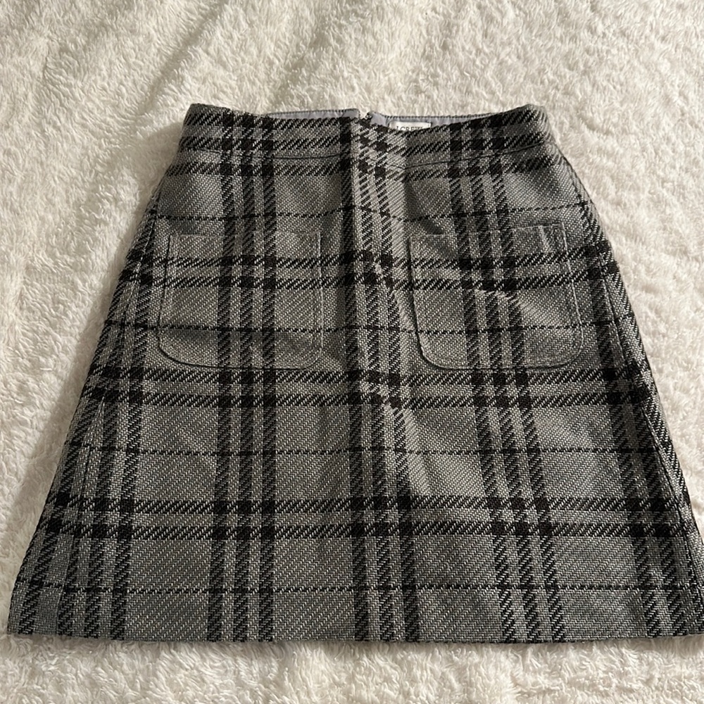 J. Crew Plaid Skirt- Size 0